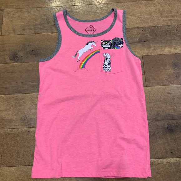 Well Worn Other - Pride Unicorn Cat Bear Rainbow Party Tee